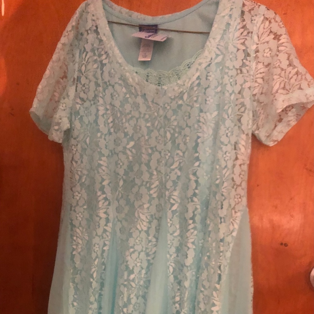 NEW (NWT) Light Blue Lace Dress